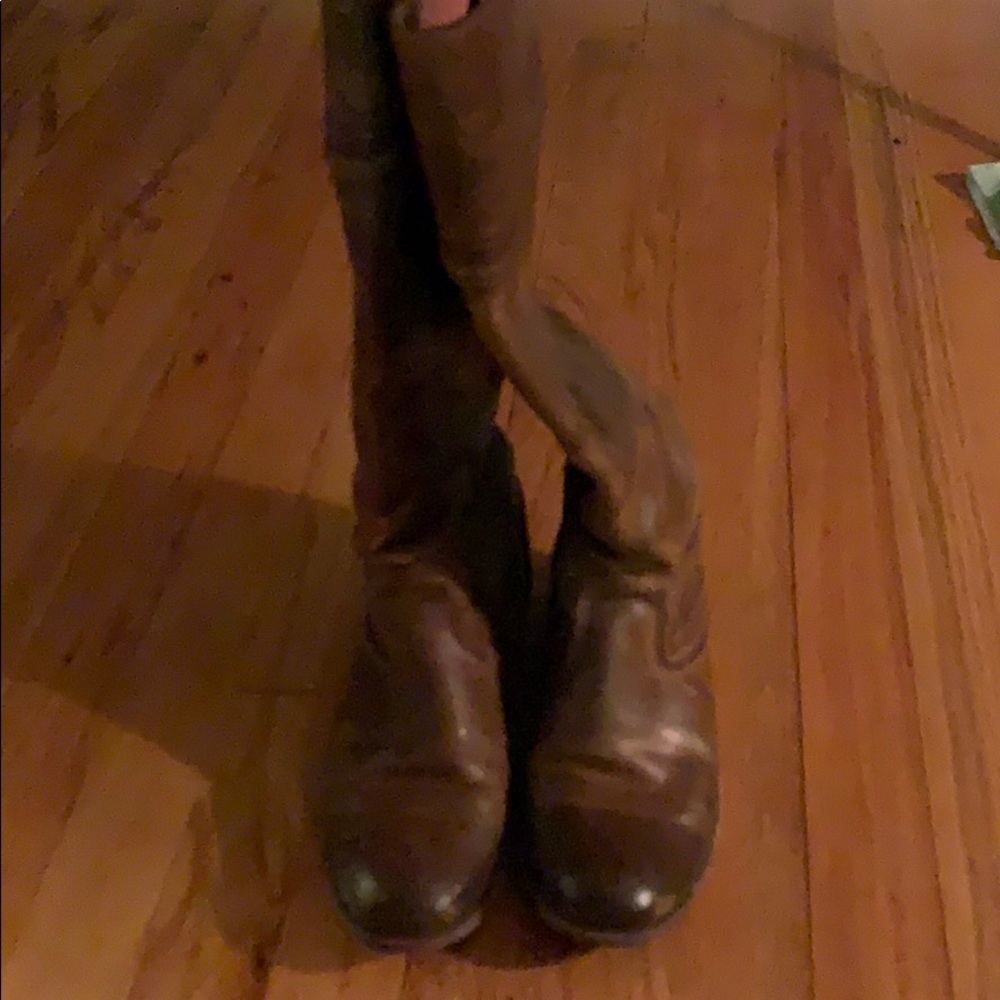 FRYE riding boot- brown
